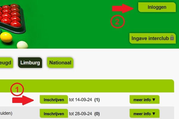 tornooi inschrijven